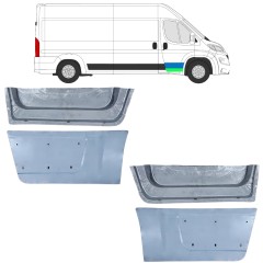 Inre + yttre fram dörrreparationspanel för Opel Movano 2021-2026 16480