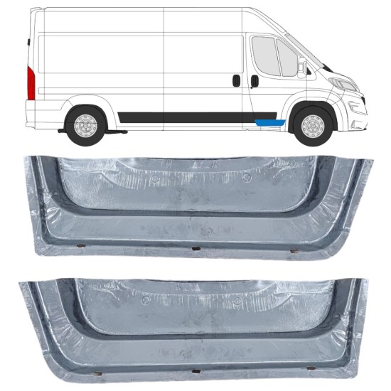 Inre fram dörrreparationspanel för Opel Movano 2021-2026 / Vänster+Höger 16477