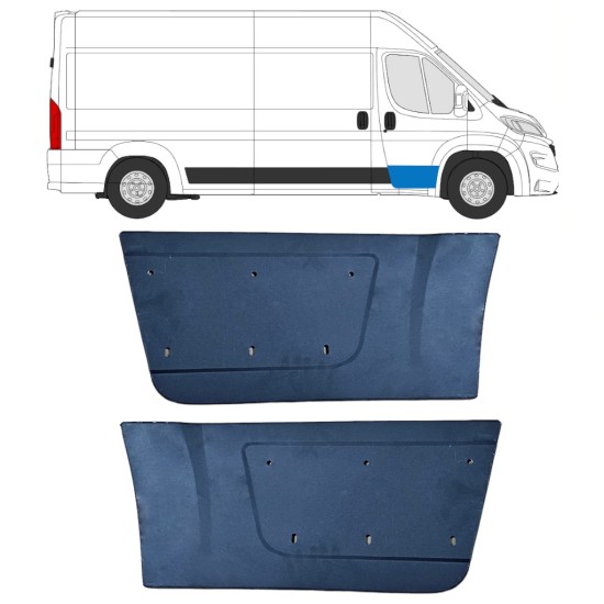 Fram dörrreparationspanel för Opel Movano 2021-2026 / Vänster+Höger 16452