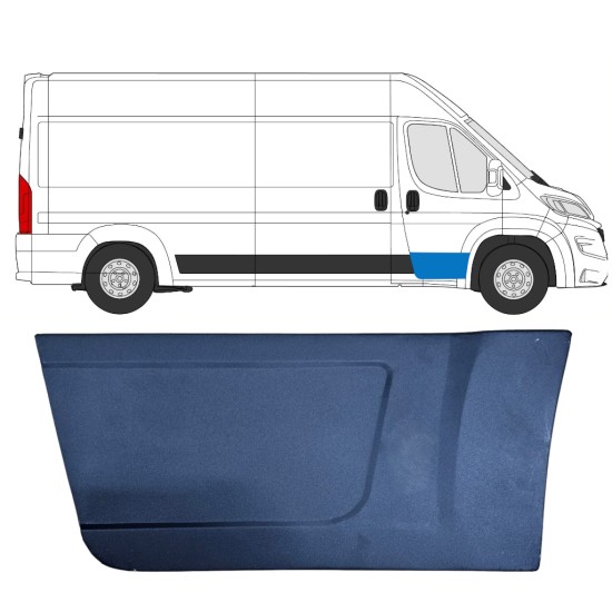 Fram dörrreparationspanel för Opel Movano 2021-2026 / Höger 16447