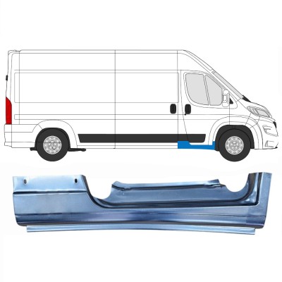 Reparationspanel för dörrtröskel för Opel Movano 2021-2026 / Höger 16417