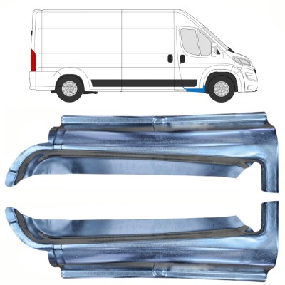 Reparationspanel för dörrtröskel för Opel Movano 2021-2026 / Vänster+Höger / Set 16416