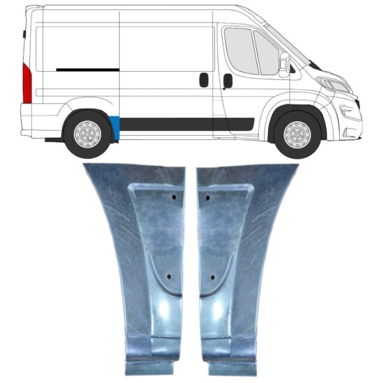 Sidovägg hjulhuskant för Opel Movano 2021-2026 / Vänster+Höger 16499