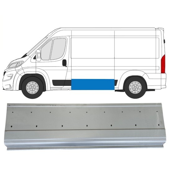 Reparation av sidopanel för Opel Movano 2021-2026 / Vänster 16429