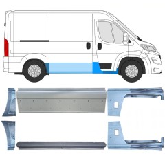 Reparationspanel set för Opel Movano 2021-2026 / Vänster+Höger 16535