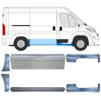 Reparationspanel set för Opel Movano 2021-2026 / Vänster+Höger 16536