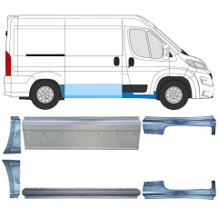 Reparationspanel set för Opel Movano 2021-2026 / Vänster+Höger 16536