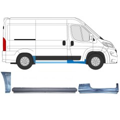Reparationspanel set för Opel Movano 2021-2026 / Höger 16533