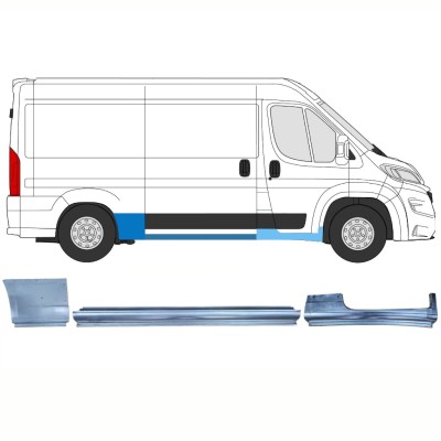 Reparationspanel set för Opel Movano 2021-2026 / Höger / 16526