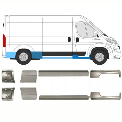 Reparationspanel set för Opel Movano 2021-2026 / Vänster+Höger 16426