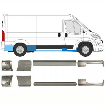 Reparationspanel set för Opel Movano 2021-2026 / Vänster+Höger 16425