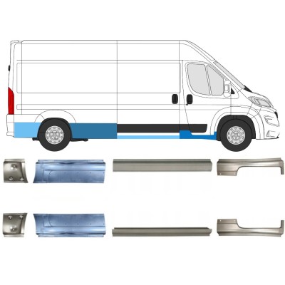Reparationspanel set för Opel Movano 2021-2026 / Vänster+Höger 16468