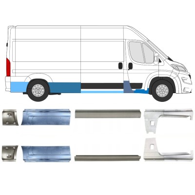 Reparationspanel set för Opel Movano 2021-2026 / Vänster+Höger 16467