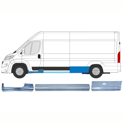 Reparationspanel set för Opel Movano 2021-2026 / Vänster 16523