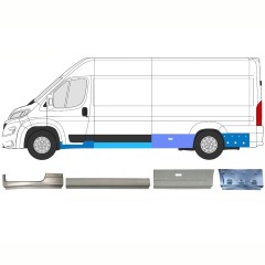 Reparationspanel set för Opel Movano 2021-2026 / Vänster 16797