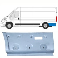 Sidovägg hjulhuskant för Opel Movano 2021-2026 / Vänster 16494