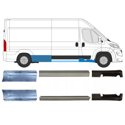Reparationspanel set för Opel Movano 2021-2026 / Vänster+Höger 16464