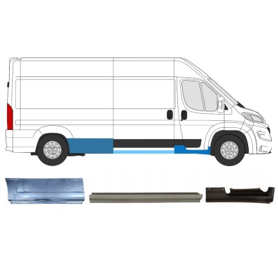 Reparationspanel set för Opel Movano 2021-2026 / Höger 16537