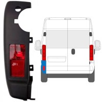 Bak hörn stötfångare med lampa för Opel Movano 2021-2026 / Vänster / Set 15773