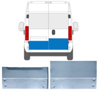 Reparationspanel för bakdörr för Opel Movano 2021-2026 / Vänster+Höger 16516