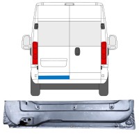 Reparationspanel för bakdörr för Opel Movano 2021-2026 / Vänster 16505