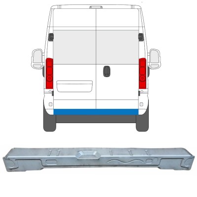 Bak ram reparationspanel för Opel Movano 2021-2026 16872