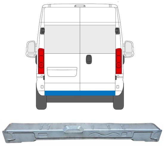 Bak ram reparationspanel för Opel Movano 2021-2026 16872
