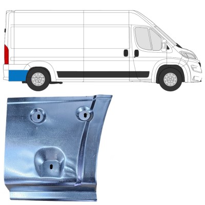 Bak sektionens reparationspanel för bak stänkskärm för Opel Movano 2021-2026 / Höger 16500