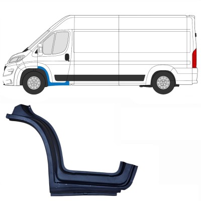 Reparationspanel för dörrtröskel för Opel Movano 2021-2026 / Vänster 16413