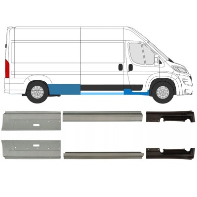 Reparationspanel set för Opel Movano 2021-2026 / Vänster+Höger 16469