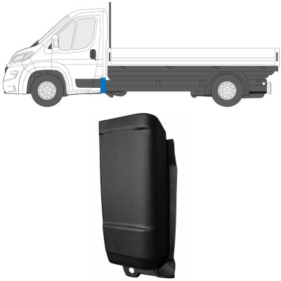 Bak hörn reparationspanel för Opel Movano 2021-2026 / Vänster 16994