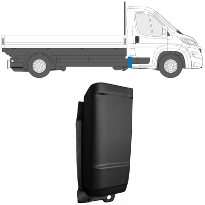 Bak hörn reparationspanel för Opel Movano 2021-2026 / Höger 16993