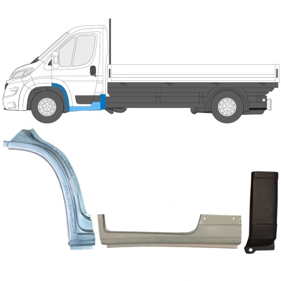 Reparationspanel set för Opel Movano 2021-2026 / Vänster 17007