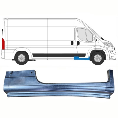 Reparationspanel för dörrtröskel för Opel Movano 2021-2026 / Höger 16419