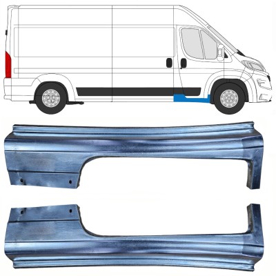 Reparationspanel för dörrtröskel för Opel Movano 2021-2026 / Vänster+Höger 16421