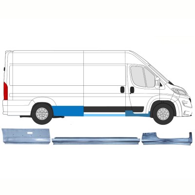 Reparationspanel set för Opel Movano 2021-2026 / Höger 16522