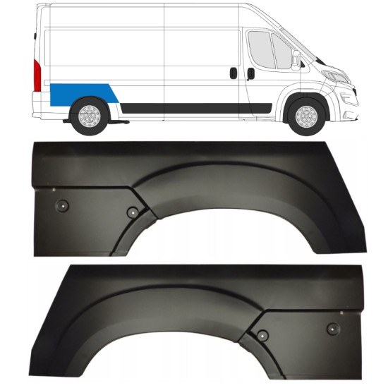 Sidovägg hjulhuskant för Opel Movano 2021-2026 / Vänster+Höger 16443