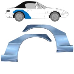 Sidovägg hjulhuskant för Mazda MX-5 1989-1998 / Vänster+Höger / Set 9609