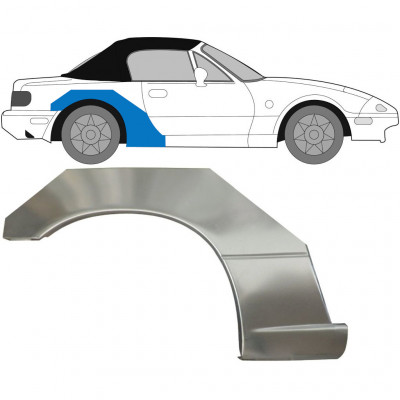 Sidovägg hjulhuskant för Mazda MX-5 1989-1998 / Höger 6694