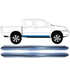 Tröskelplåt reparationspanel för Nissan Navara D22 1998-2005 / Vänster+Höger / Set 16287