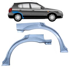 Sidovägg hjulhuskant för Nissan Almera N16 1999-2007 / Vänster+Höger / Set 9630