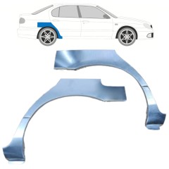 Sidovägg hjulhuskant för Nissan Primera P11 1996-2001 / Vänster+Höger / Set 10632