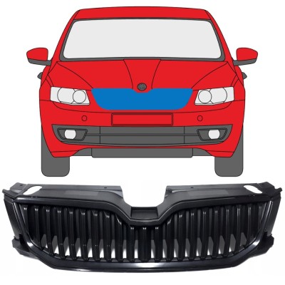 Grill för Skoda Octavia III 2013-2017 9353