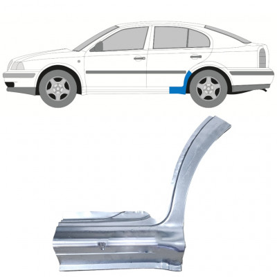 SKODA OCTAVIA 1996-2010 TRÖSKELPLÅT  / VÄNSTER