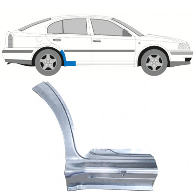 SKODA OCTAVIA 1996-2010 TRÖSKELPLÅT  / HÖGER