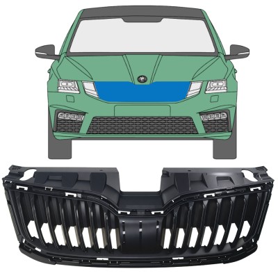 Grill för Skoda Octavia III 2017-2020 16206