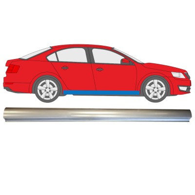 Nedre tröskelplåt reparationspanel för Skoda Octavia III 2013-2020 / Höger 14825