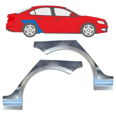 Sidovägg hjulhuskant för Skoda Octavia III 2013-2020 / Vänster+Höger / Set 15864