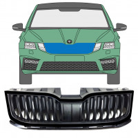 Svart grill för Skoda Octavia III 2017-2020 7549