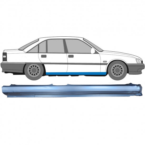 Tröskelplåt reparationspanel för Opel Omega A 1986-1993 / Höger 8070